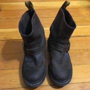 Dr. Martens Brown Buckle Boots